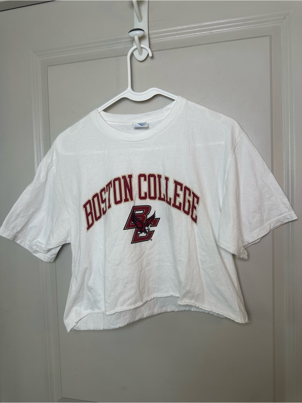 Boston College Cotton Crop T- Shirt, Medium